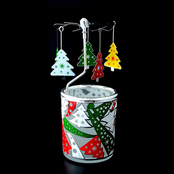 Rotary candle holder